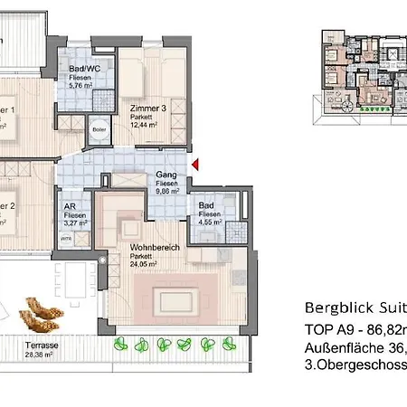 Appartement Kitzbueheler Alpenlodge Bergblick Mittersill